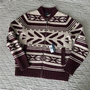 Women’s Pendleton Shetland Zip Cardigan Wool